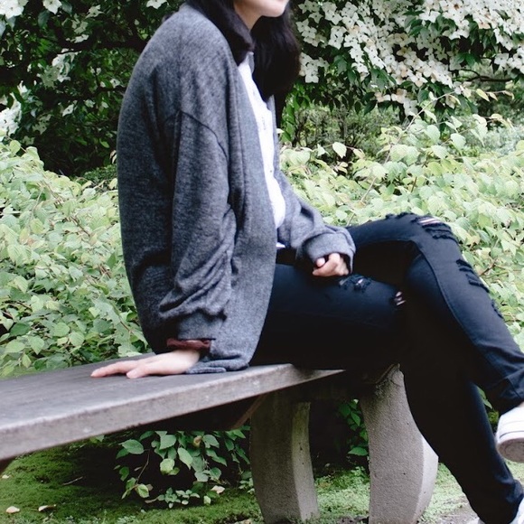 H&M Grey Cocoon Cardigan - Picture 4 of 4